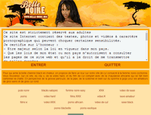 Tablet Screenshot of belle-noire.org